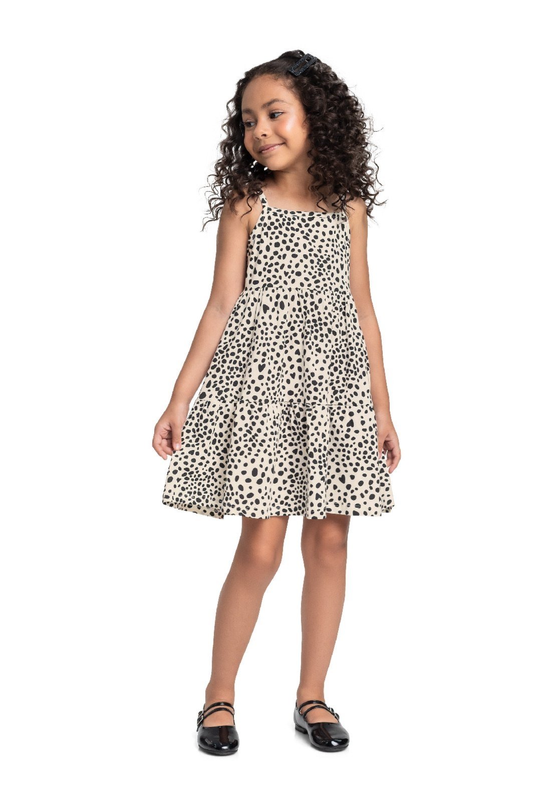 Infantil - Vestido Estampado Bee Loop Branco