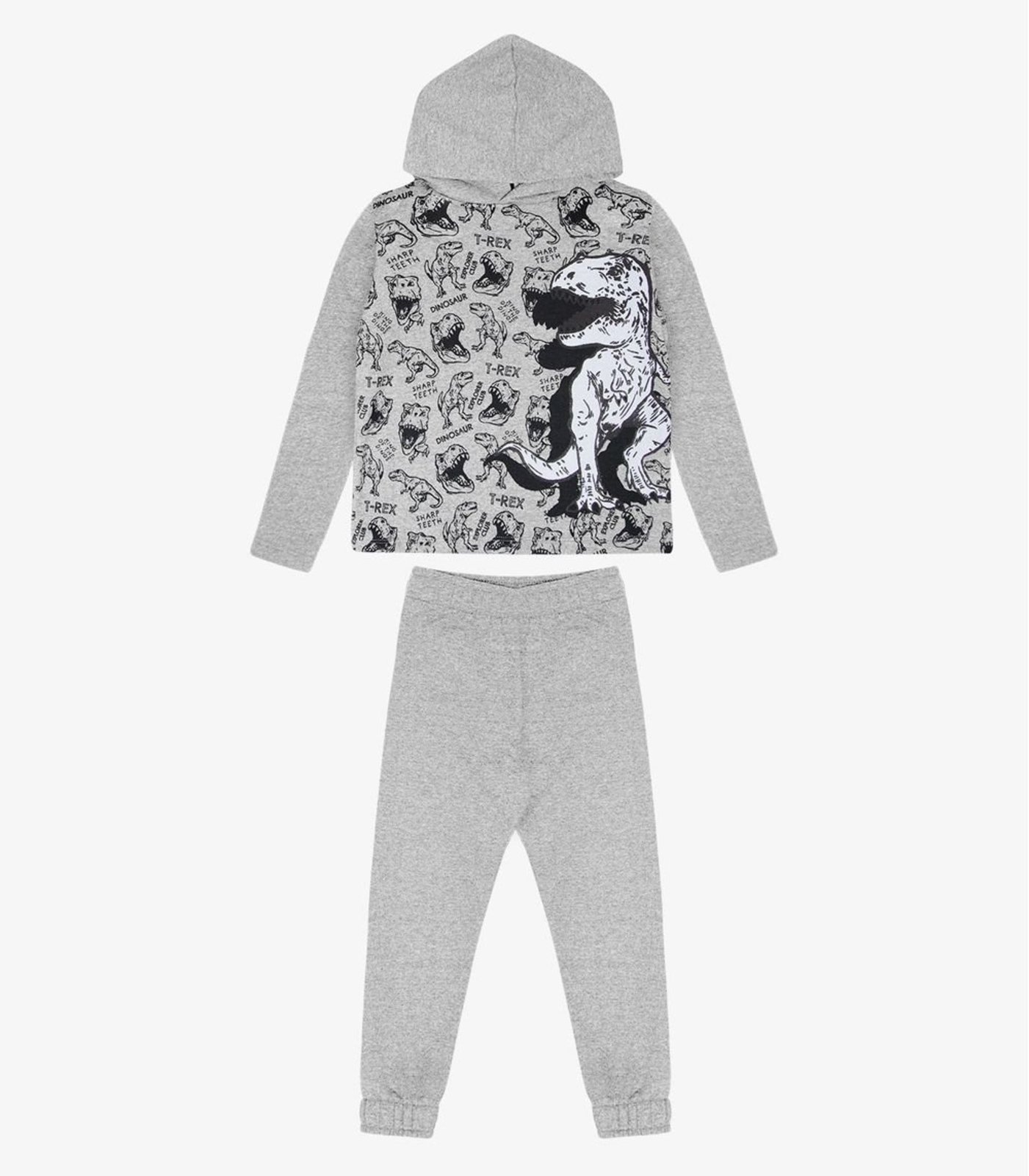 Infantil – Conjunto Menino Dino Select Cinza