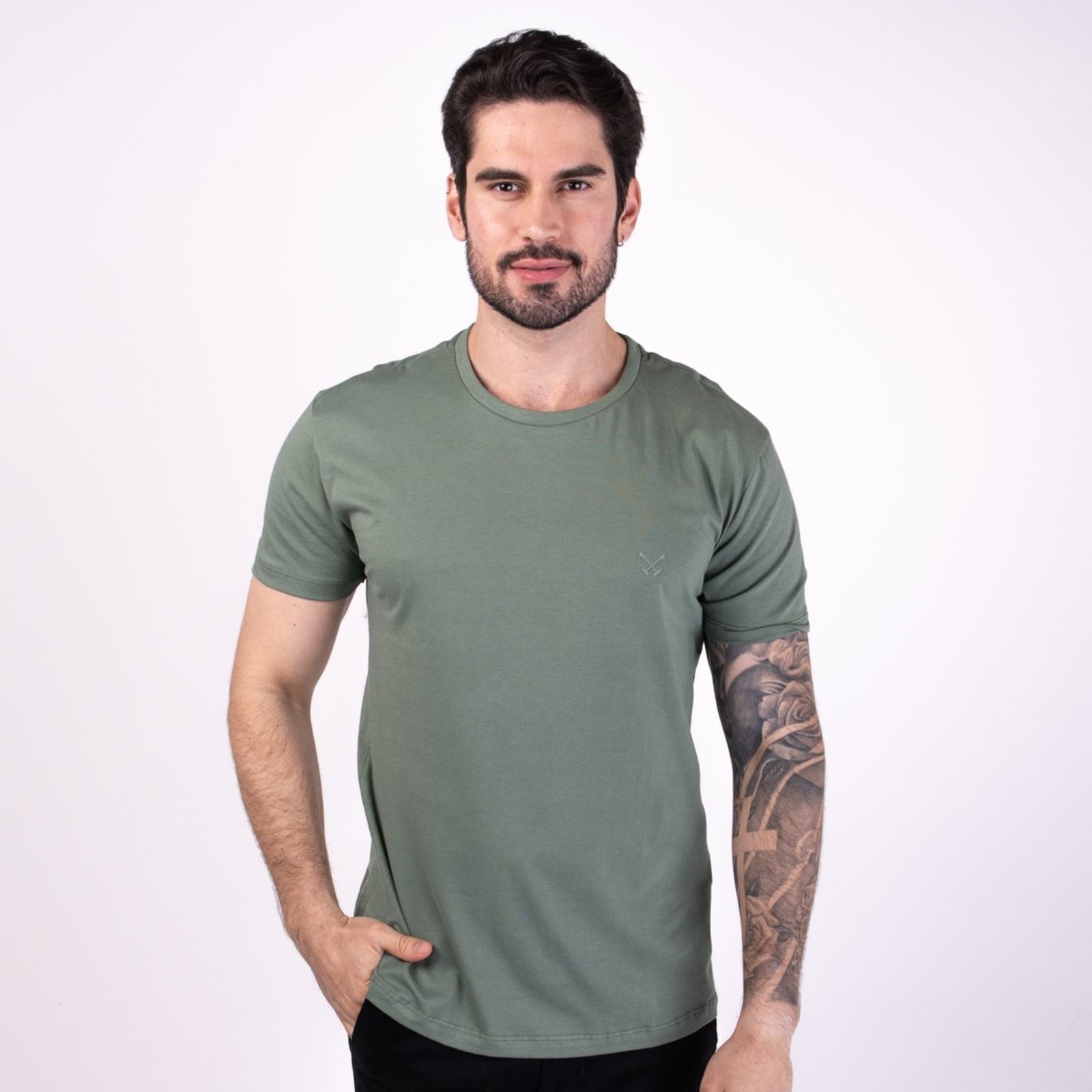 Camiseta Polo Live Básica Verde