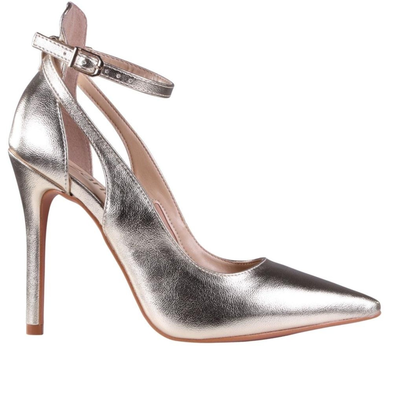 Scarpin Feminino Metalizado Zariff 5059.10193 Ouro Incolor