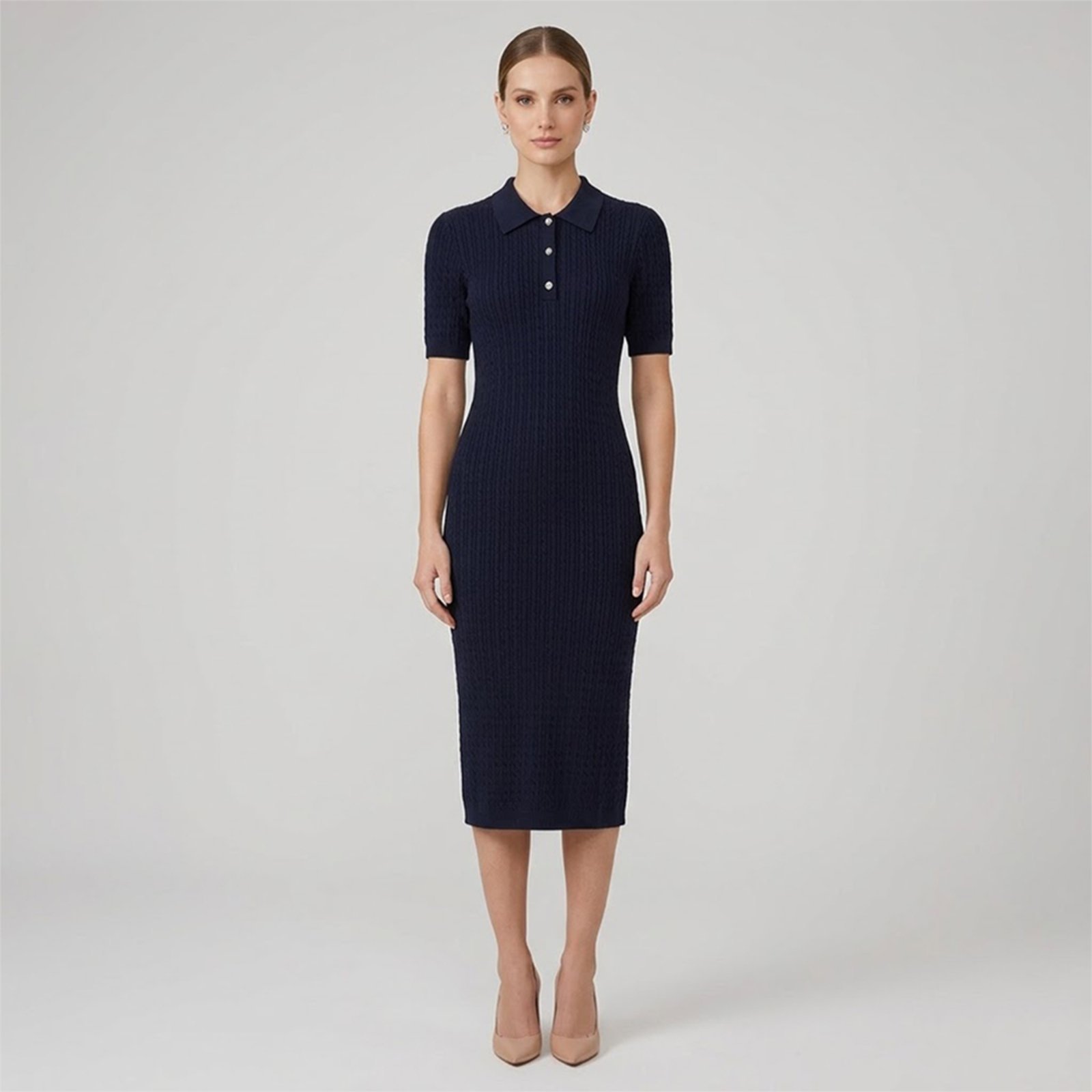 Vestido Dudalina Bella In26 Marinho Feminino
