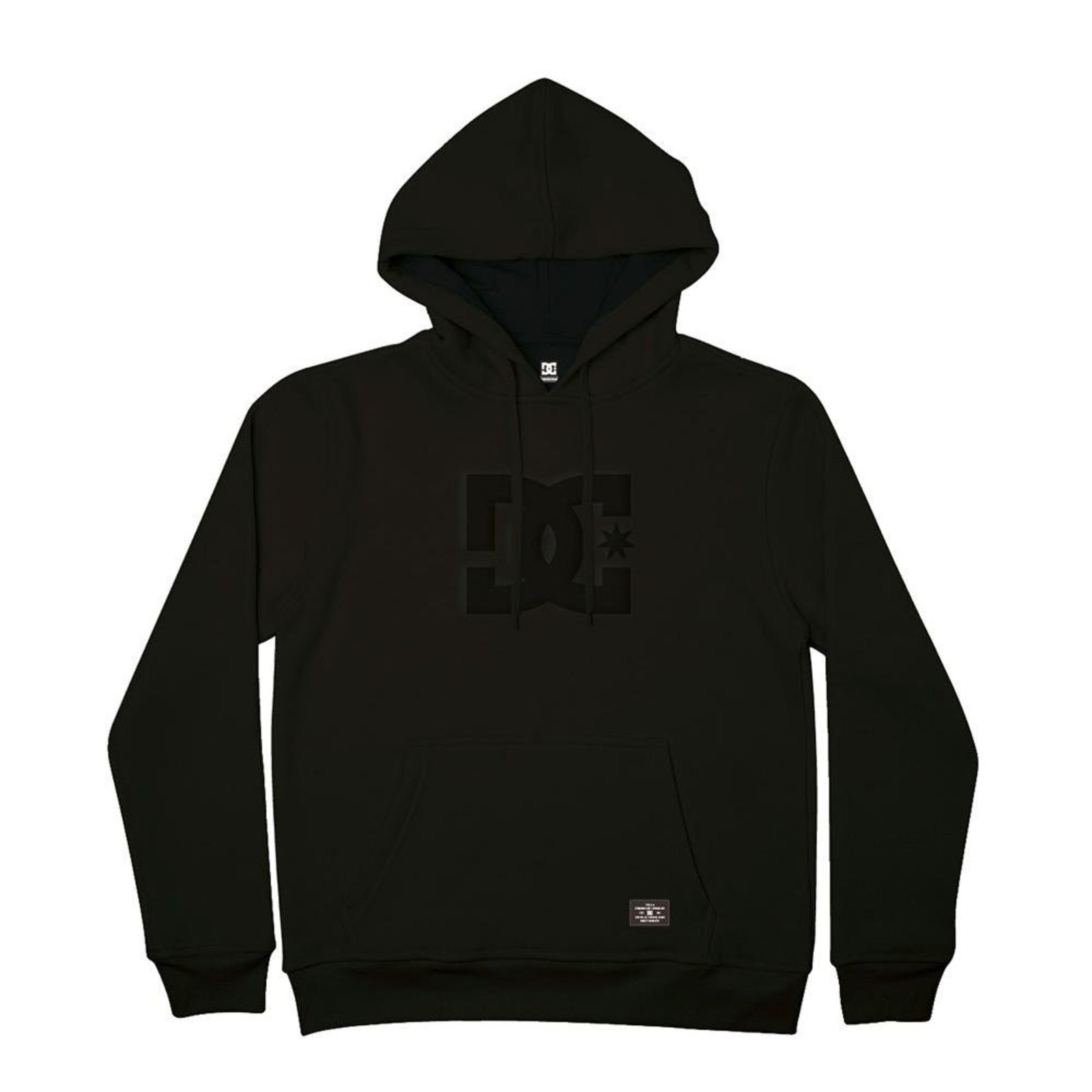 Moletom DC Shoes Canguru Embossed Star WT26 Masculino Preto