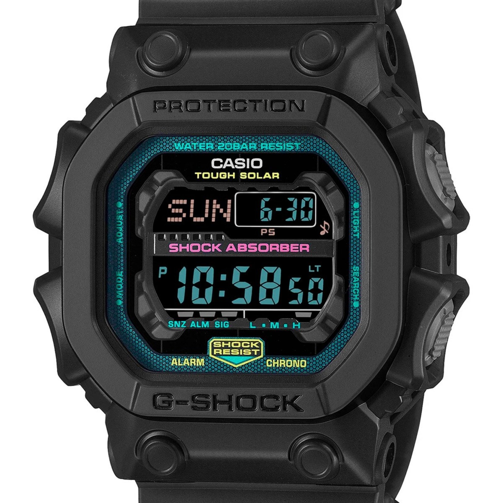 Relógio Casio G-shock Multi-fluorescent Accents GX-56MF-1DR | Preto