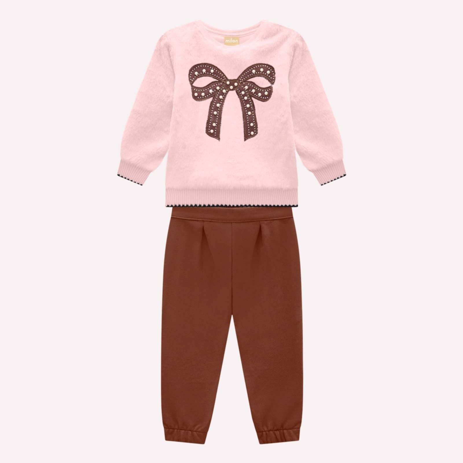 Infantil - Conjunto Menina Laço Milon