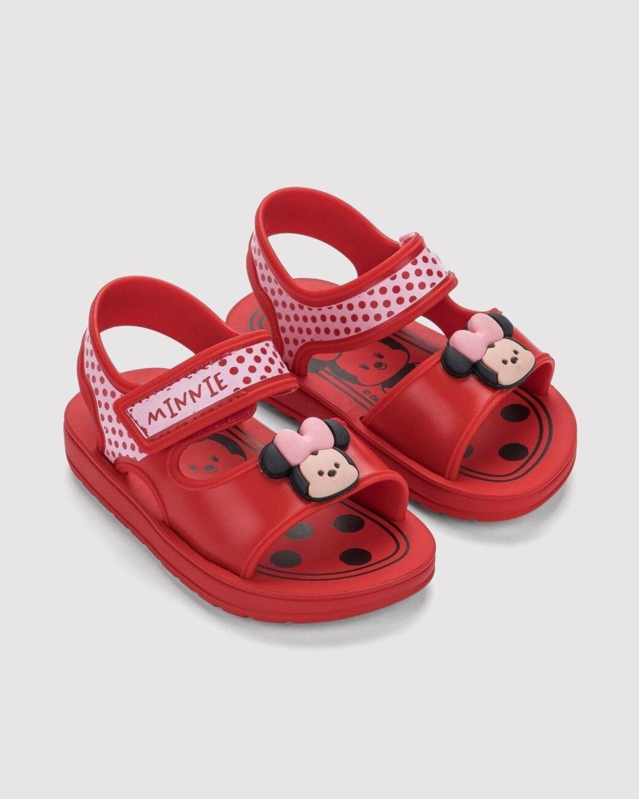 Infantil - Sandália Grendene Disney Diversão Vermelho