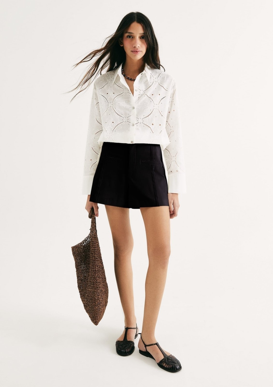Shorts Feminino Em Alfaiataria Hering