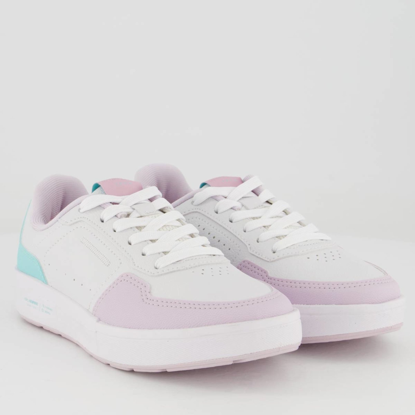 Vista 3 Tênis Olympikus Versa Juvenil Branco e Rosa branco rosa OLYMPIKUS branco rosa