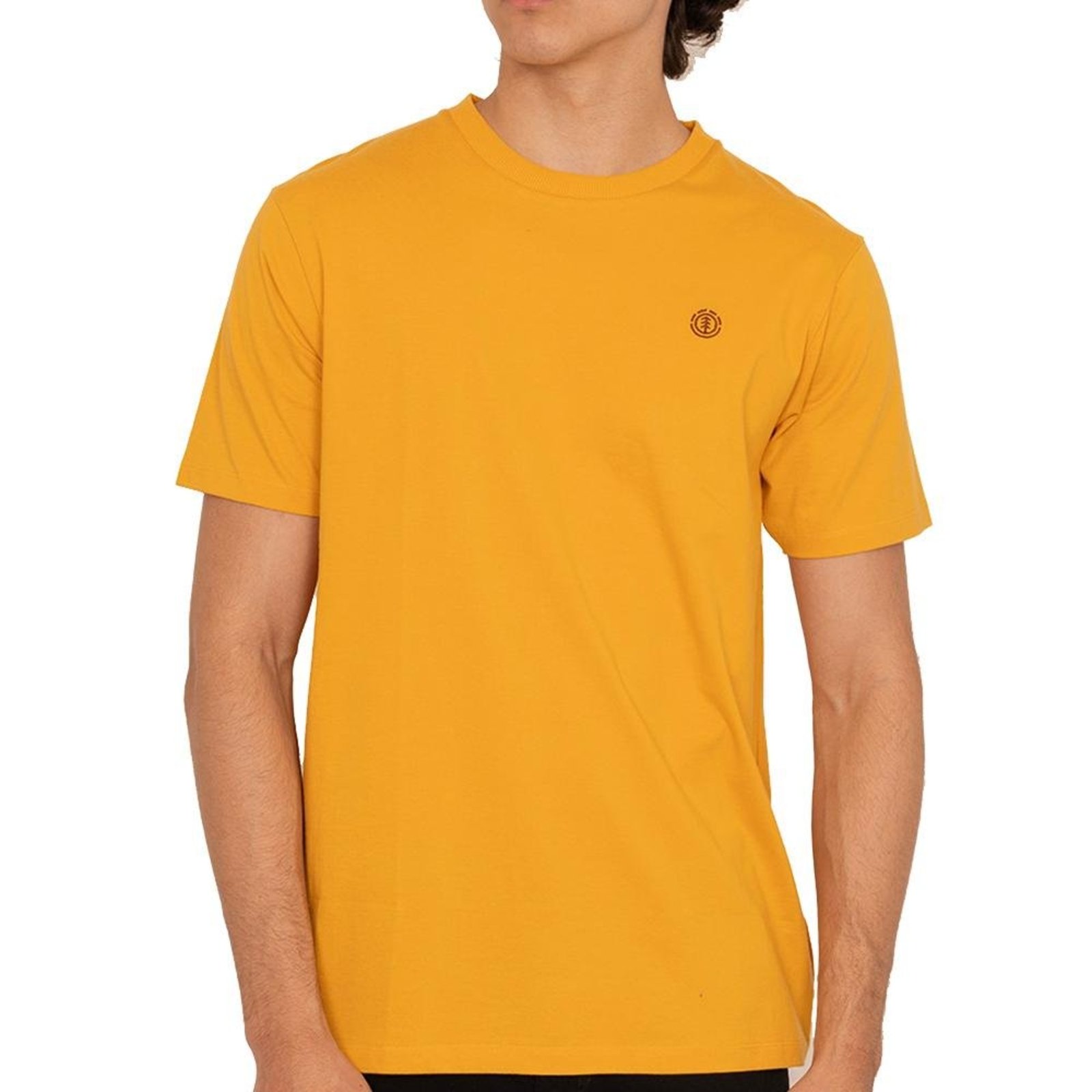 Camiseta Element Mini Emb SM27 Masculina Mostarda