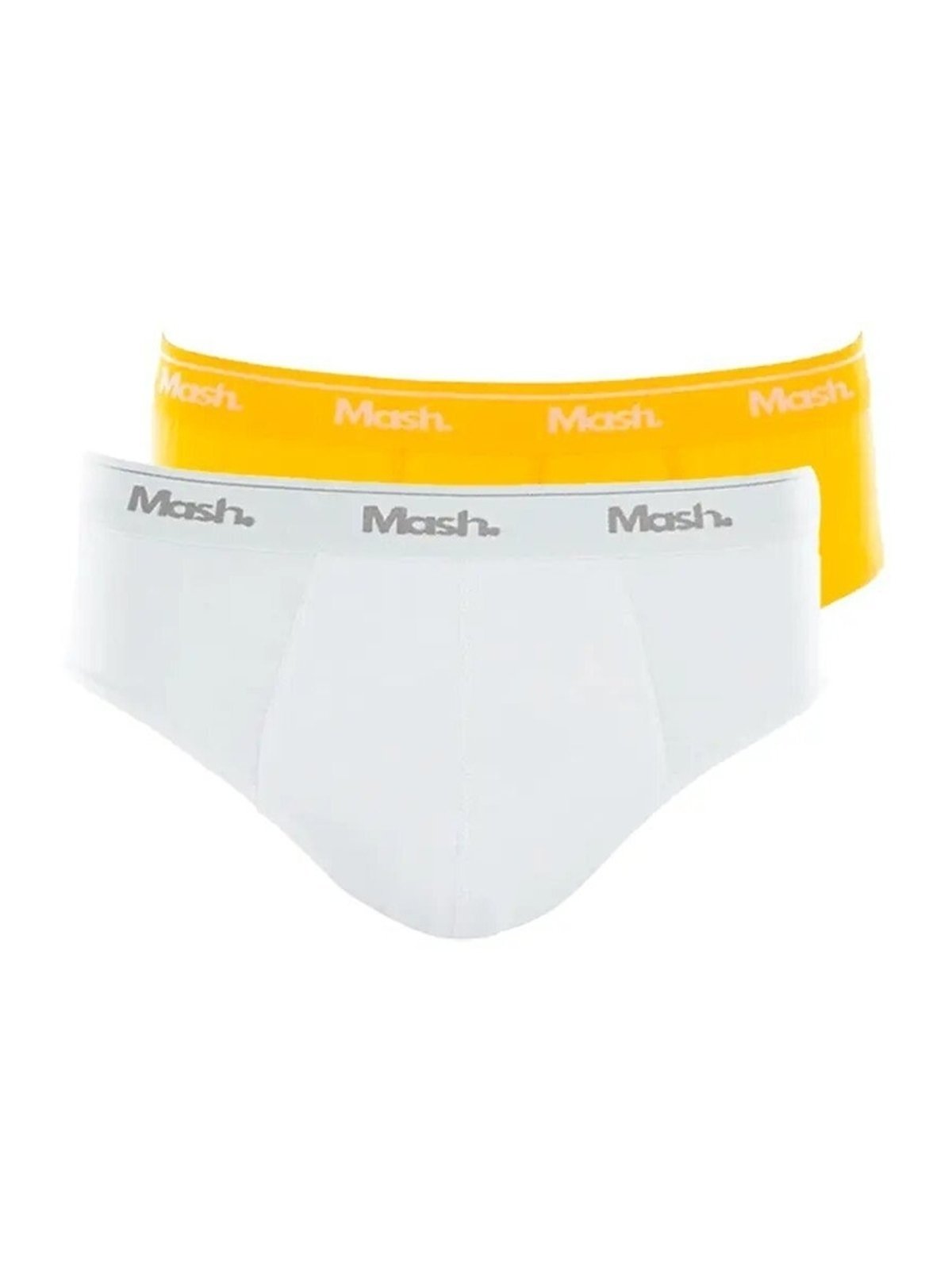 Kit com 2 Cuecas Slip Mash 073.58 Amarelo