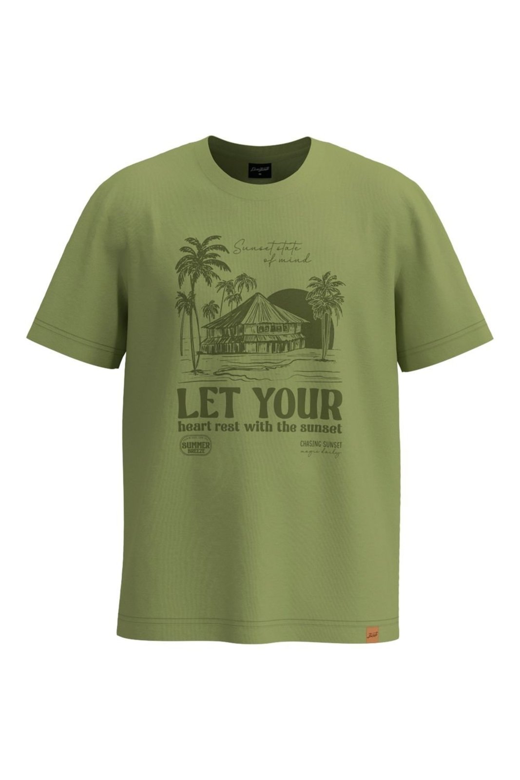 Infantil - Camiseta Juvenil Menino Summer Elian Beats Verde