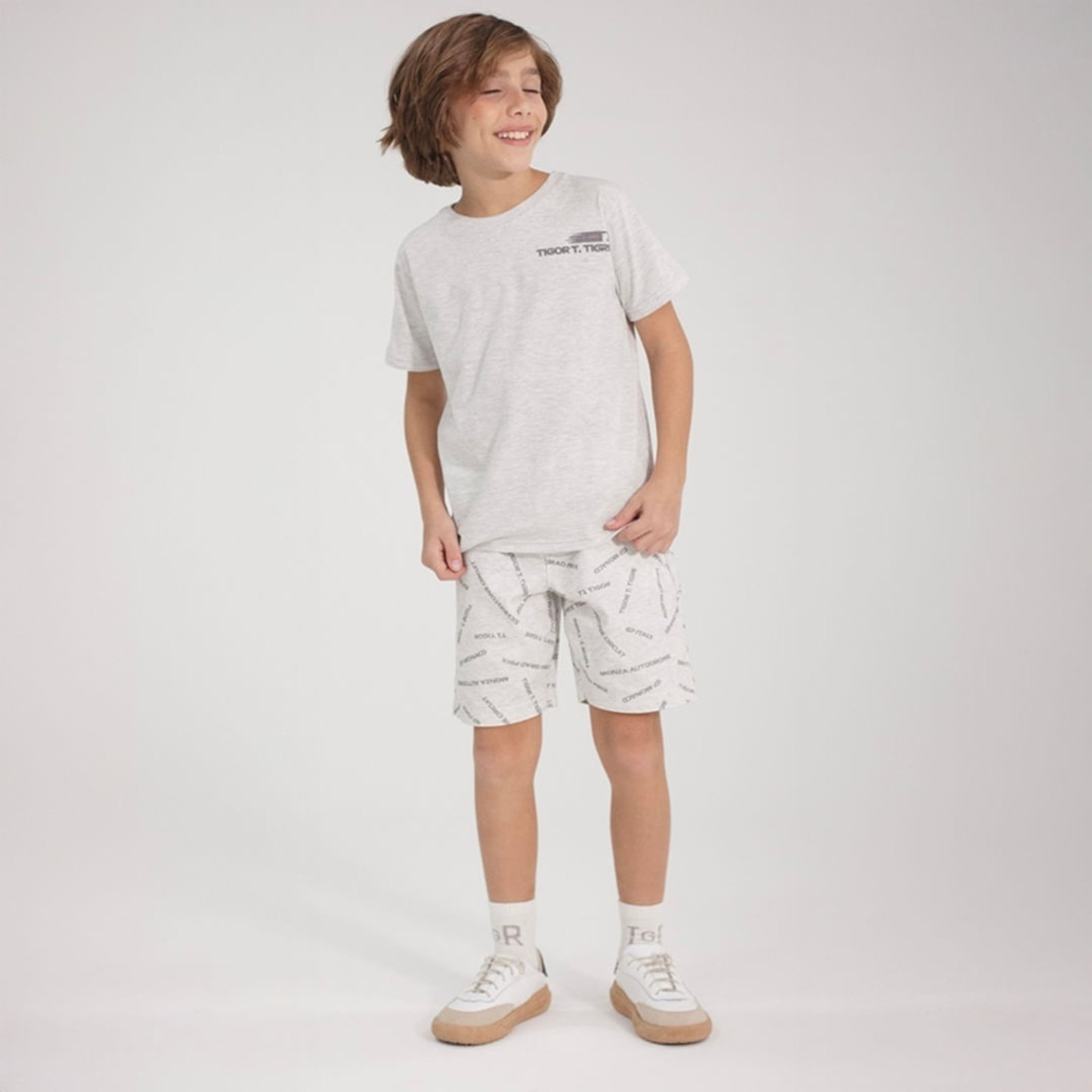 Infantil - Conjunto Curto Masculino Tigor T. Tigre