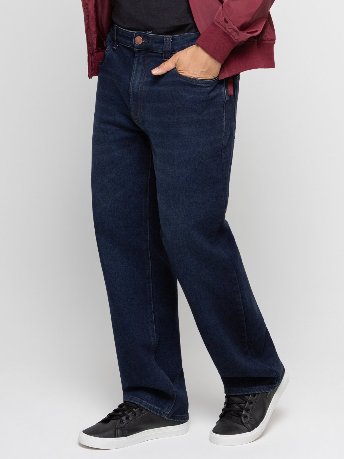 Calça Masculina ConfortPremium Slim Escura Doct