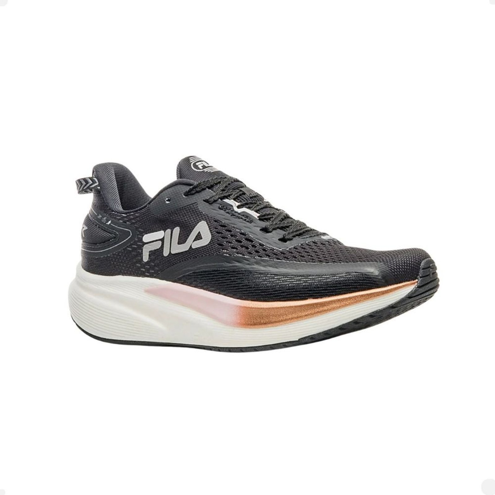 Vista 3 Tênis Running Feminino Fila Racer T2 Xtreme preto Fila preto