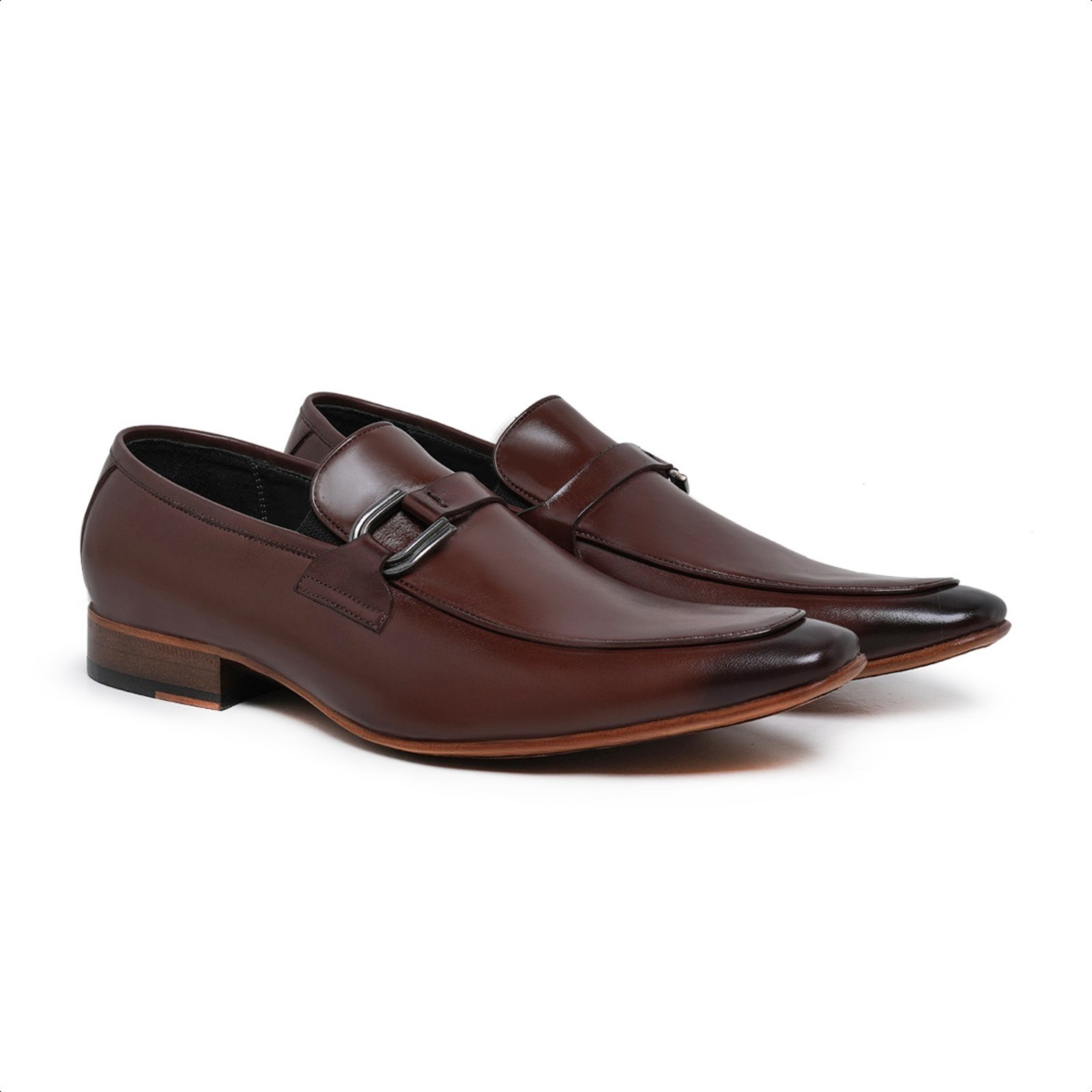Vista 2 Sapato Loafer Fino em Couro Sapato Autentico Paulo Vieira cor Tabaco Paulo Vieira Homem café Paulo Vieira Homem café