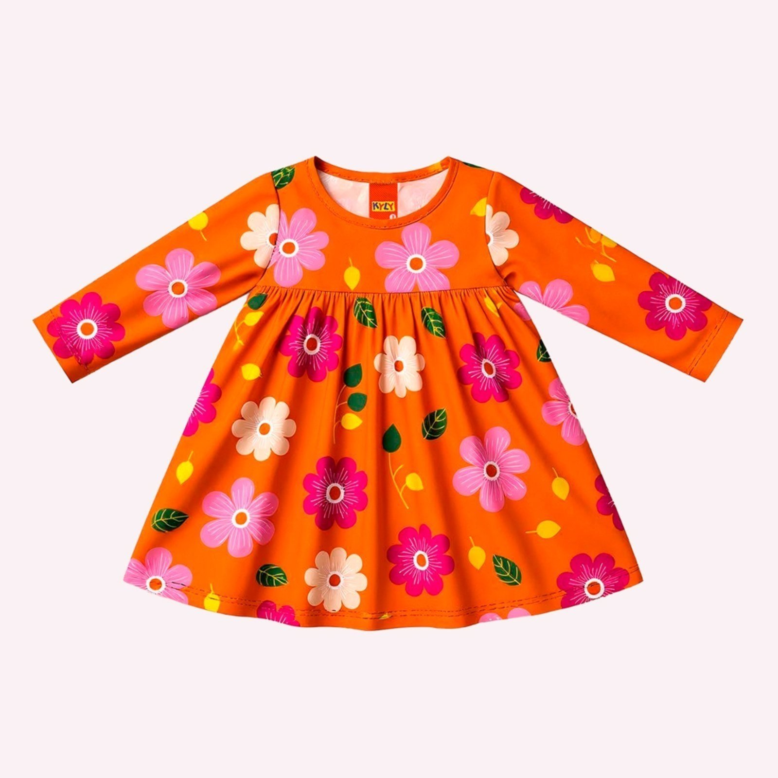 Infantil - Vestido Menina Flores Kyly