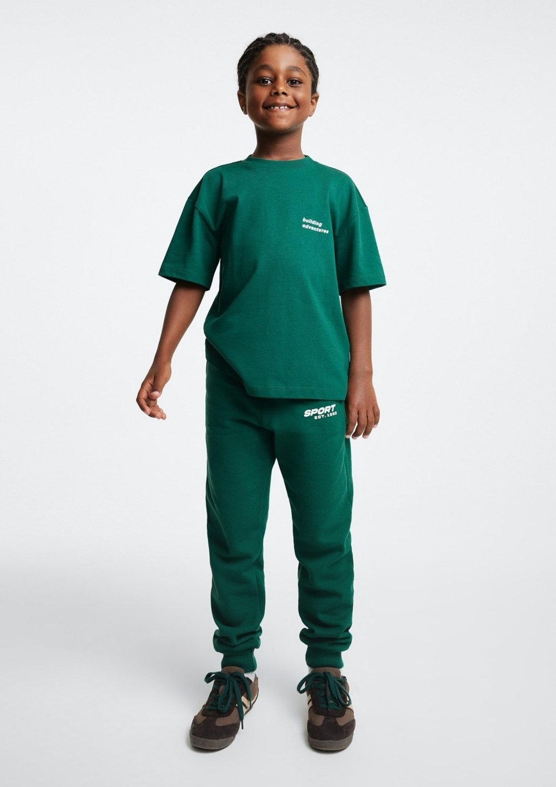 Infantil - Calça Menino Jogger Em Moletom Hering
