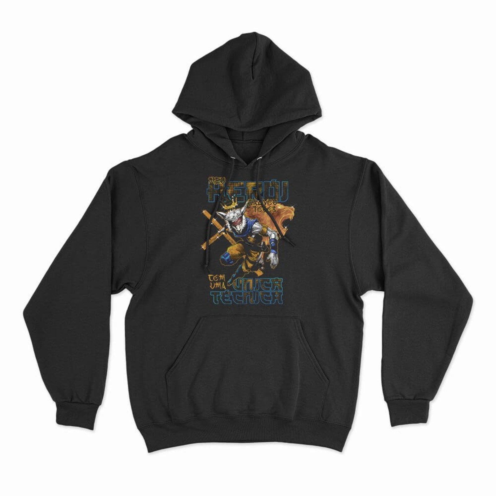 Moletom Com Capuz Herói Da Fé - Preto - Casual - Studio Geek