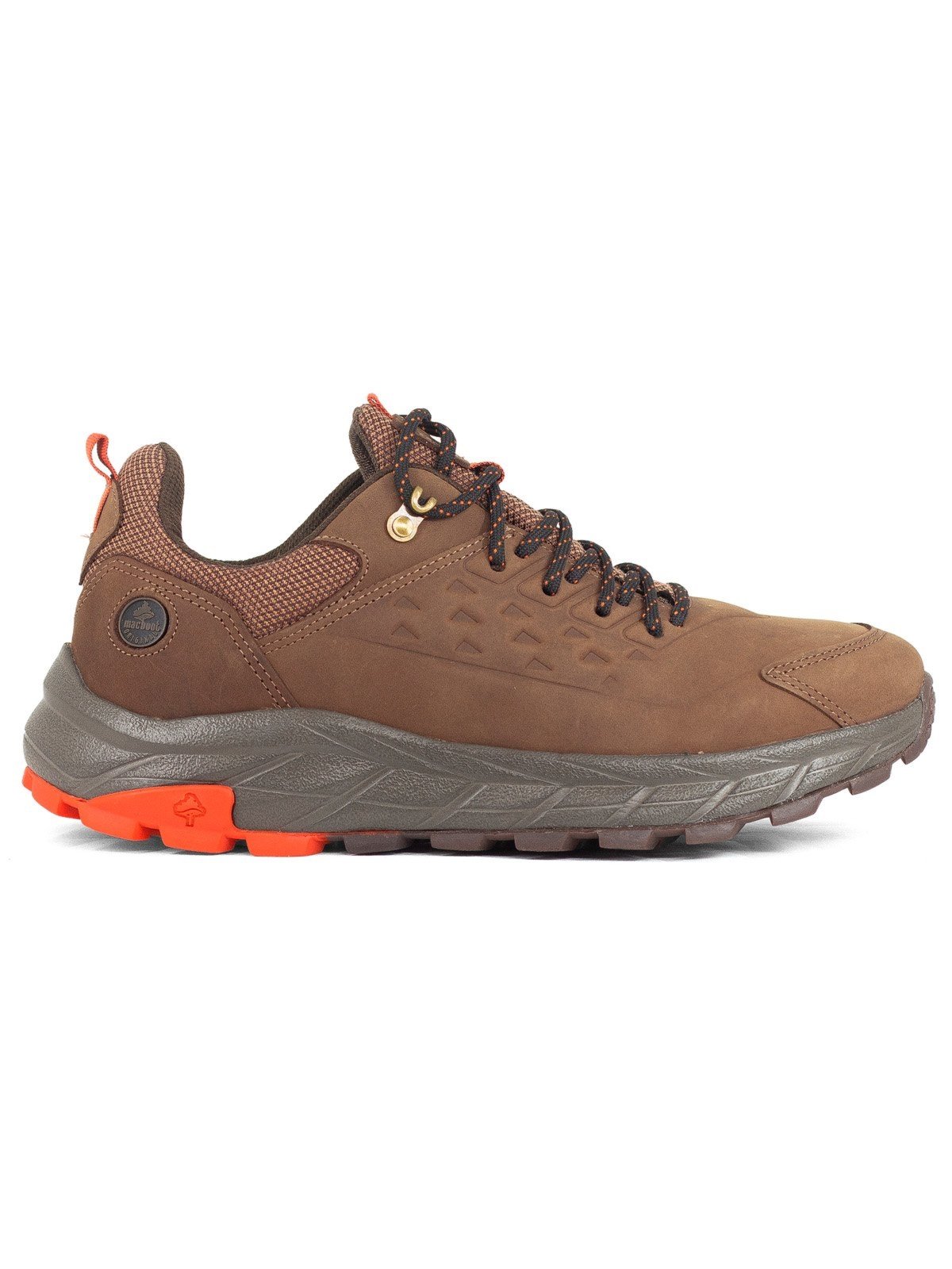 Tênis Masculino Macboot Adventure Ushuaia Couro Emborrachado Resistente Confortável Marrom Brown