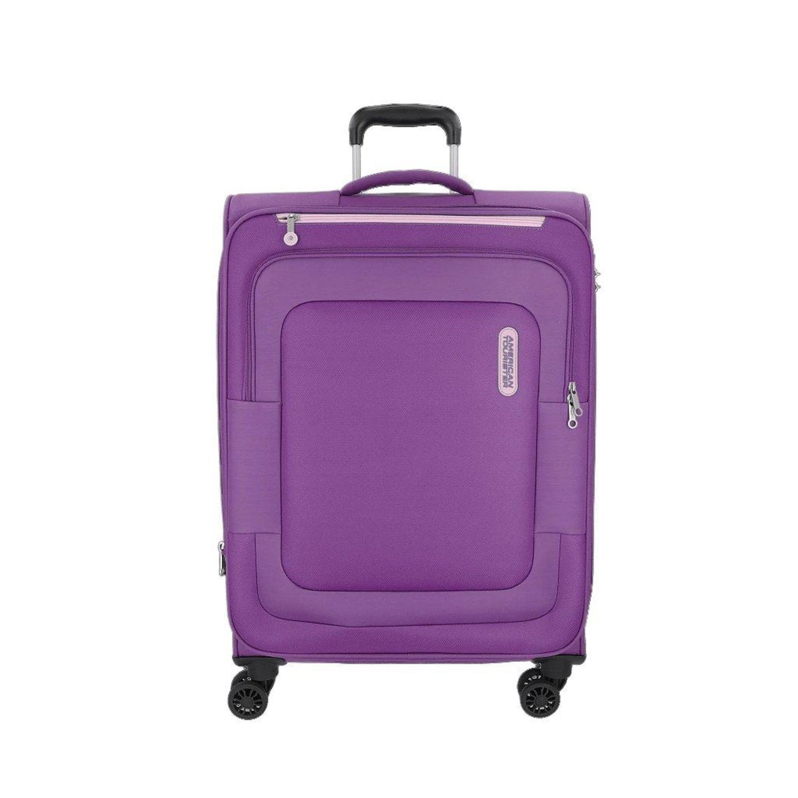 Vista 2 Mala de Viagem American Tourister Exp Media New Duncan Roxa incolor American Tourister incolor