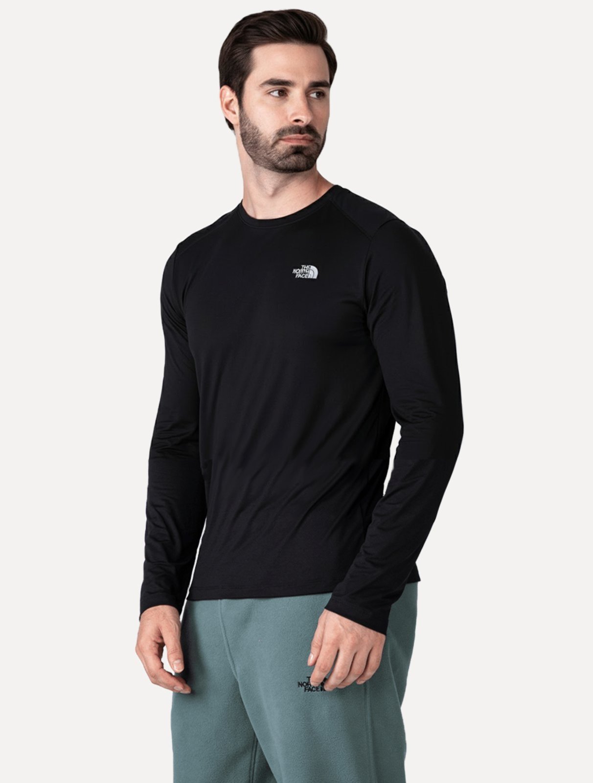 Camiseta The North Face Masculina Hyper Tee Manga Longa Preta