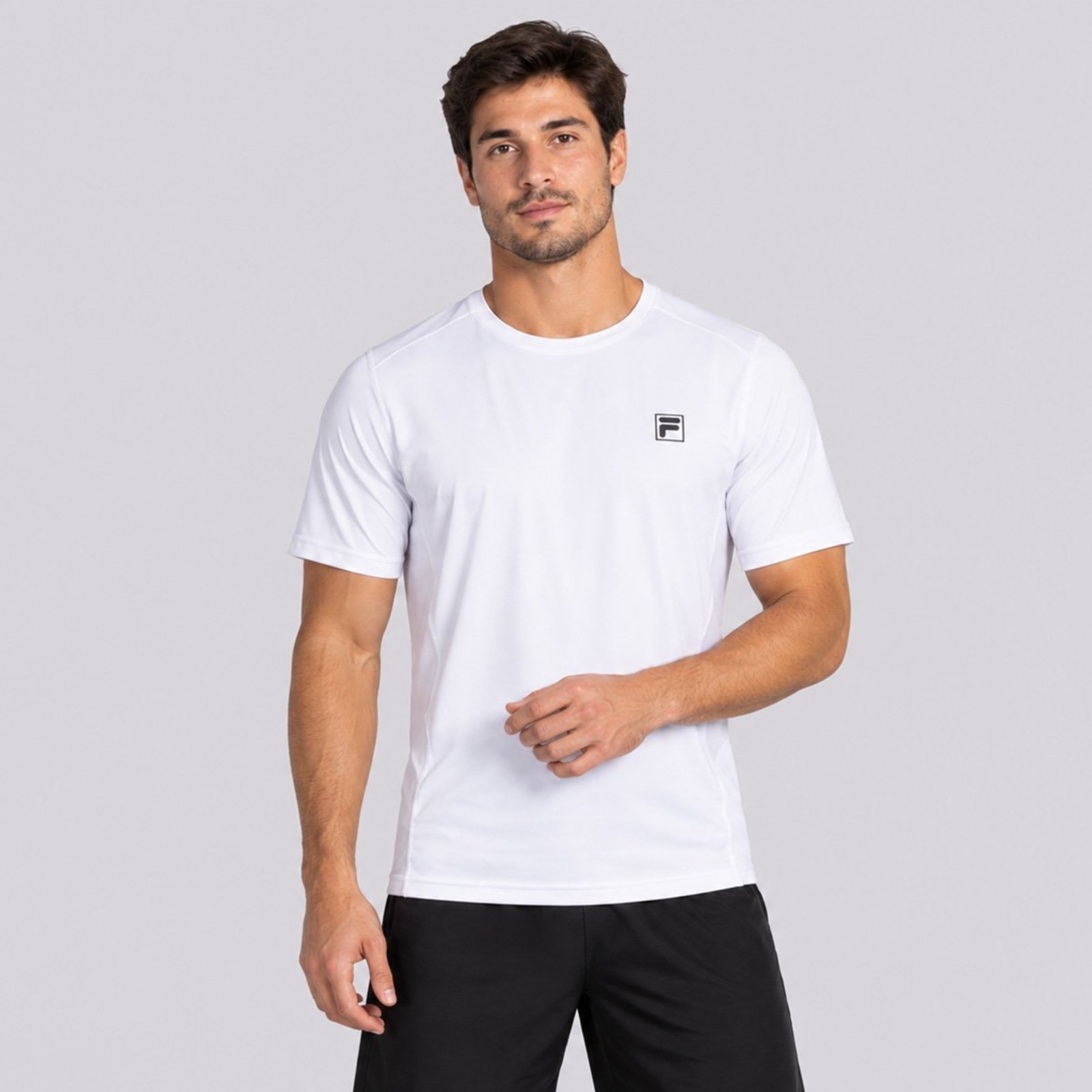 Camiseta Fila Piquet Tech Branca