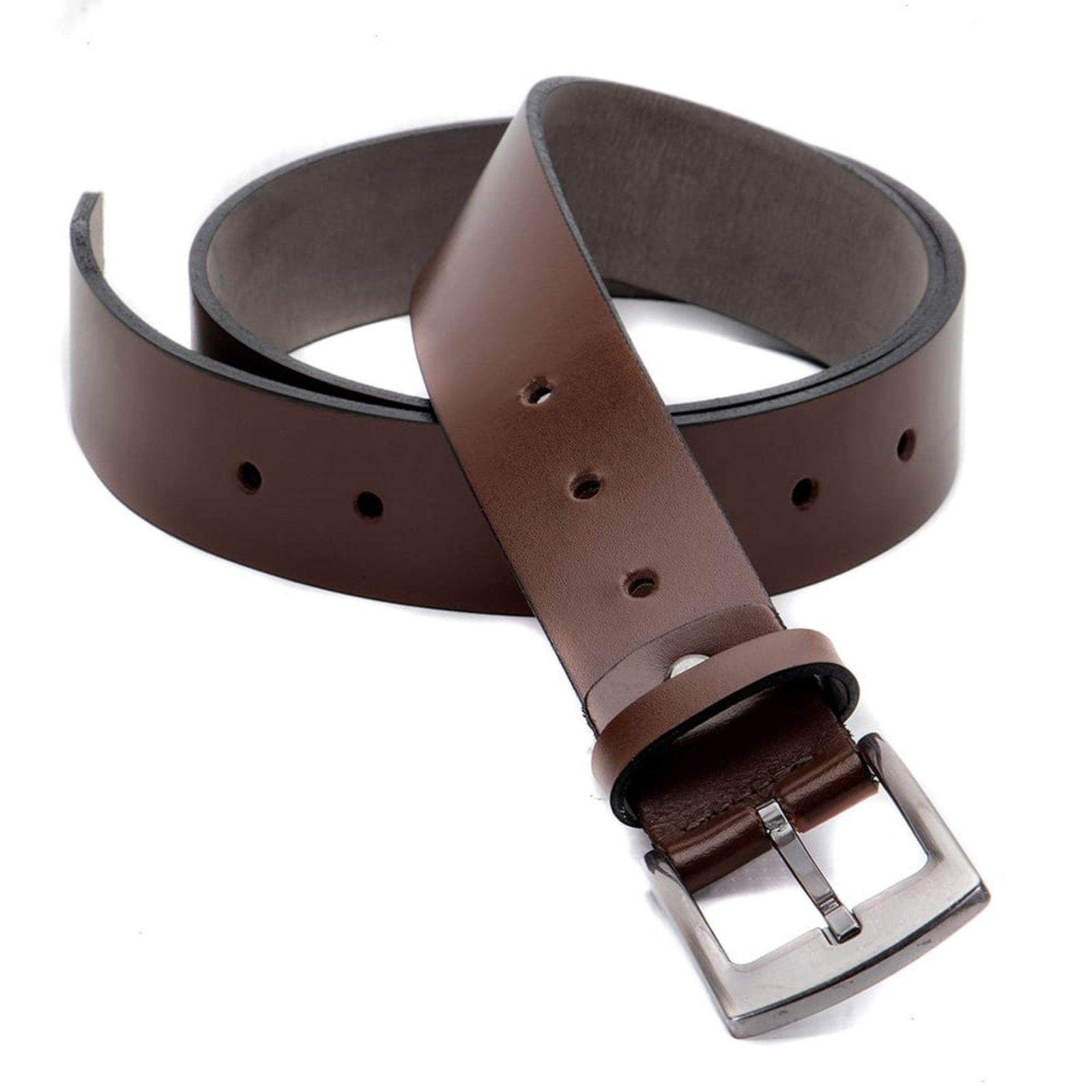 Cinto Masculino Couro Social Premium 35mm Cor Café