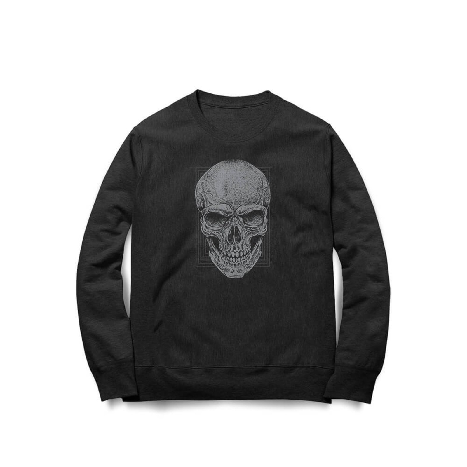 Moletom Skull Frame - Preto - Casual - Studio Geek