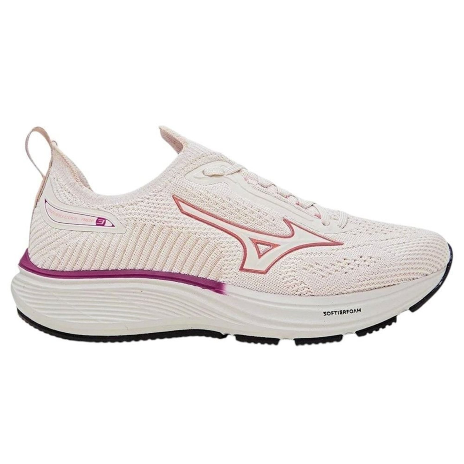 Tênis Mizuno Cool Ride 3 Feminino - Bege - Mizuno