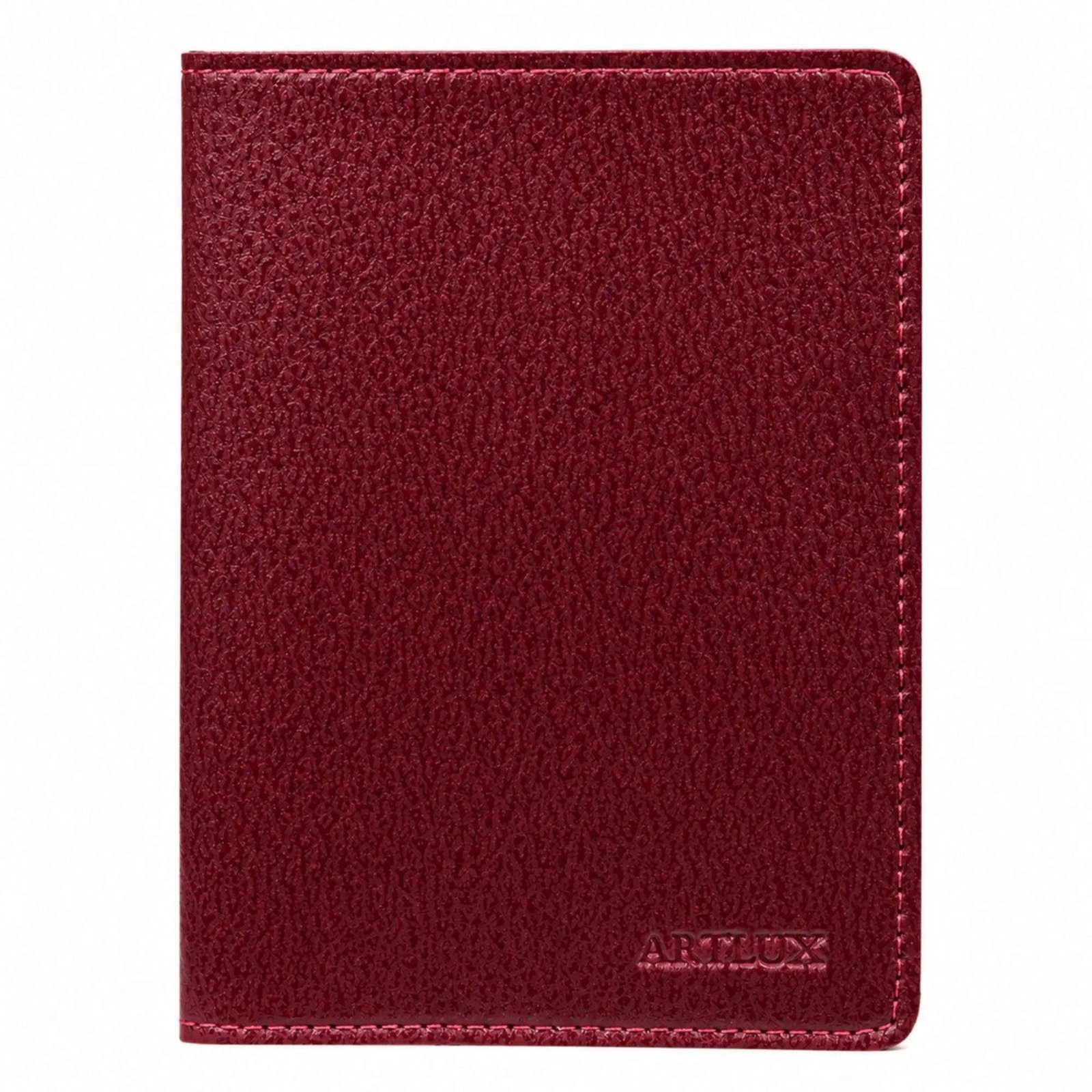 Porta Passaporte Slim Texturizado Artlux PA011 Vermelho
