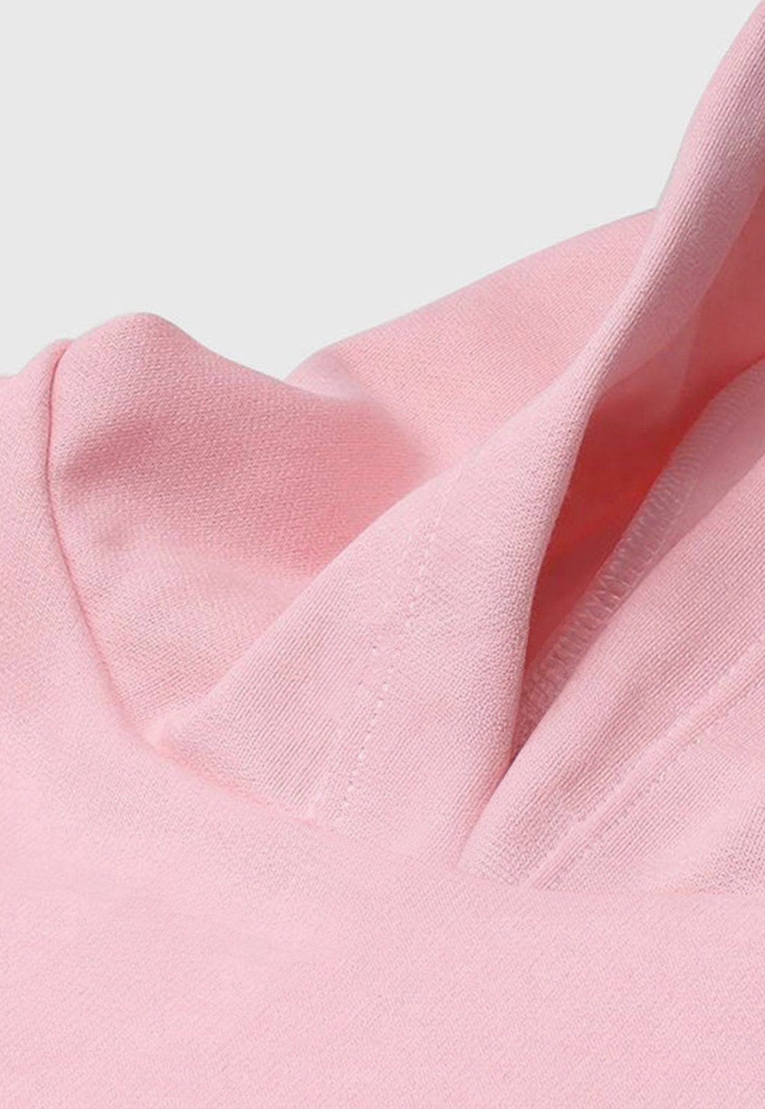 Vista 3 Blusa de Frio Moletom Flanelado Benellys Believe Canguru Claro rosa Benellys rosa