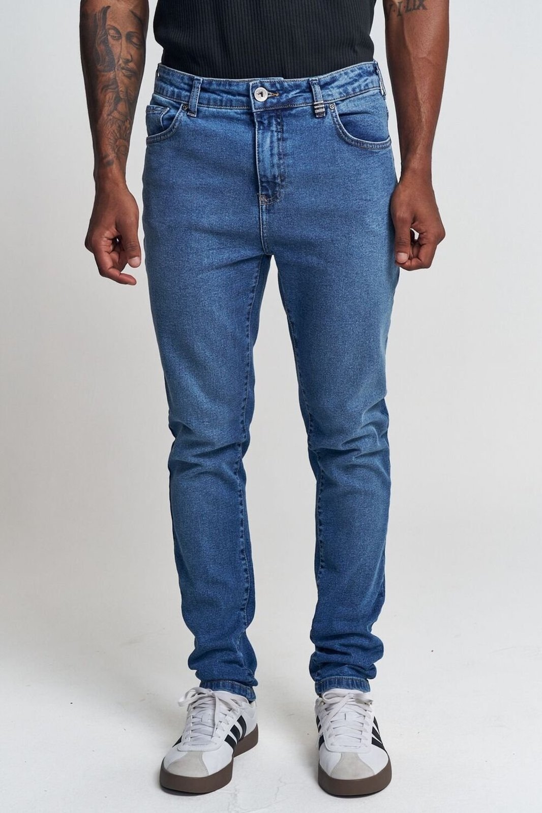 Calça Jeans Masculina Cintura Média - Jonas Triton Indigo