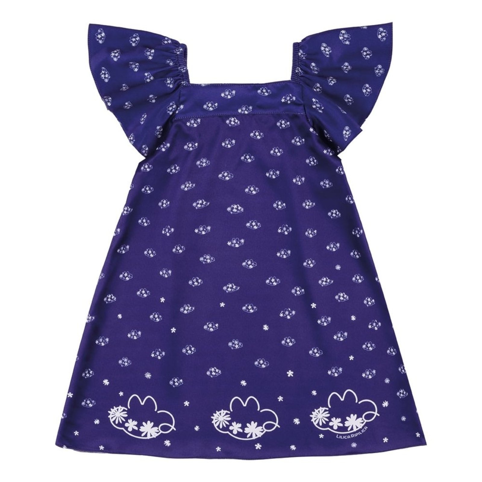 Infantil - Vestido Shine Cetim Menina Lilica Ripilica