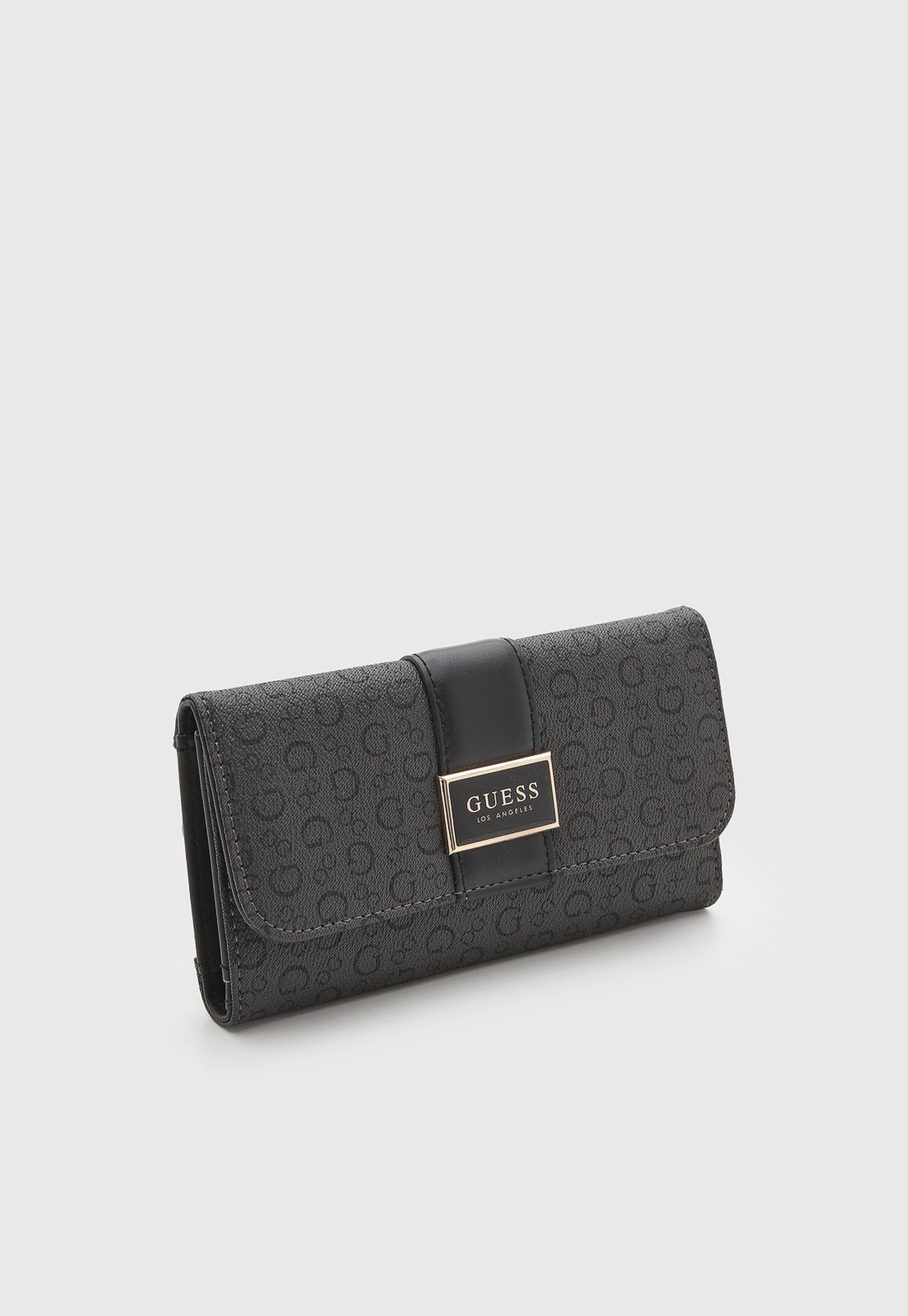 Carteira Feminina Guess Monograma Preta