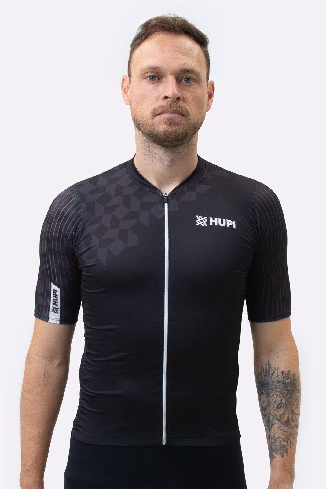 Camiseta Ciclismo HUPI Andorra, Cor: PRETO/CINZA, Tamanho: G Preto