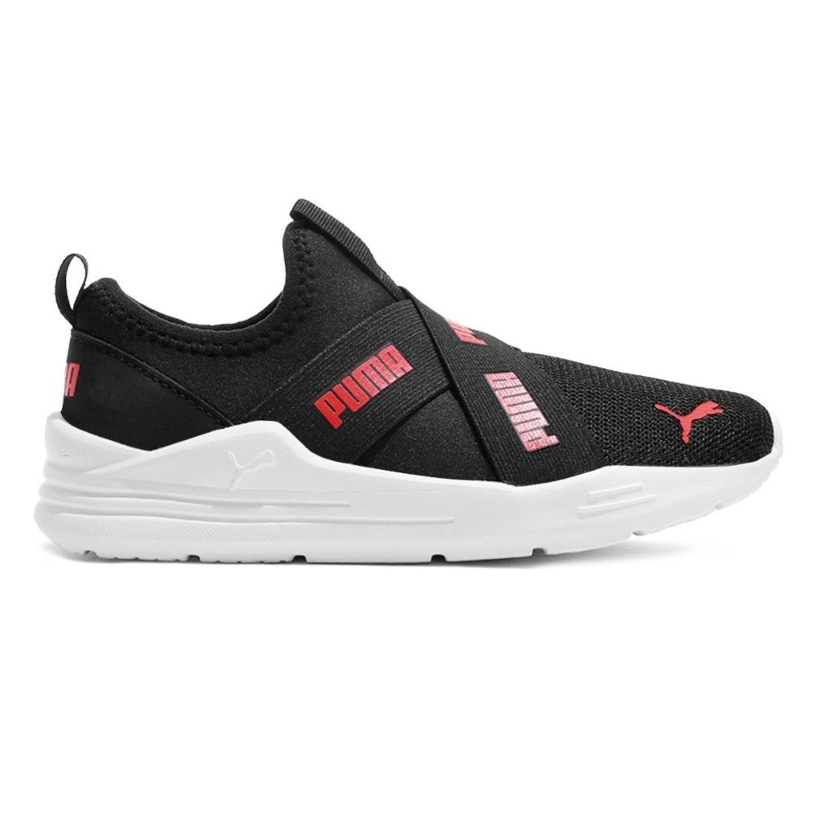 Infantil - Tênis Puma Wired Run Slip On Ps Bdp Preto