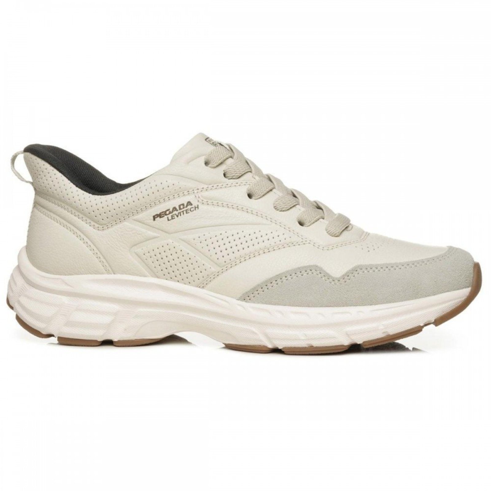 Sapatenis 114151-02 Levitech Masculino Pegada Cinza