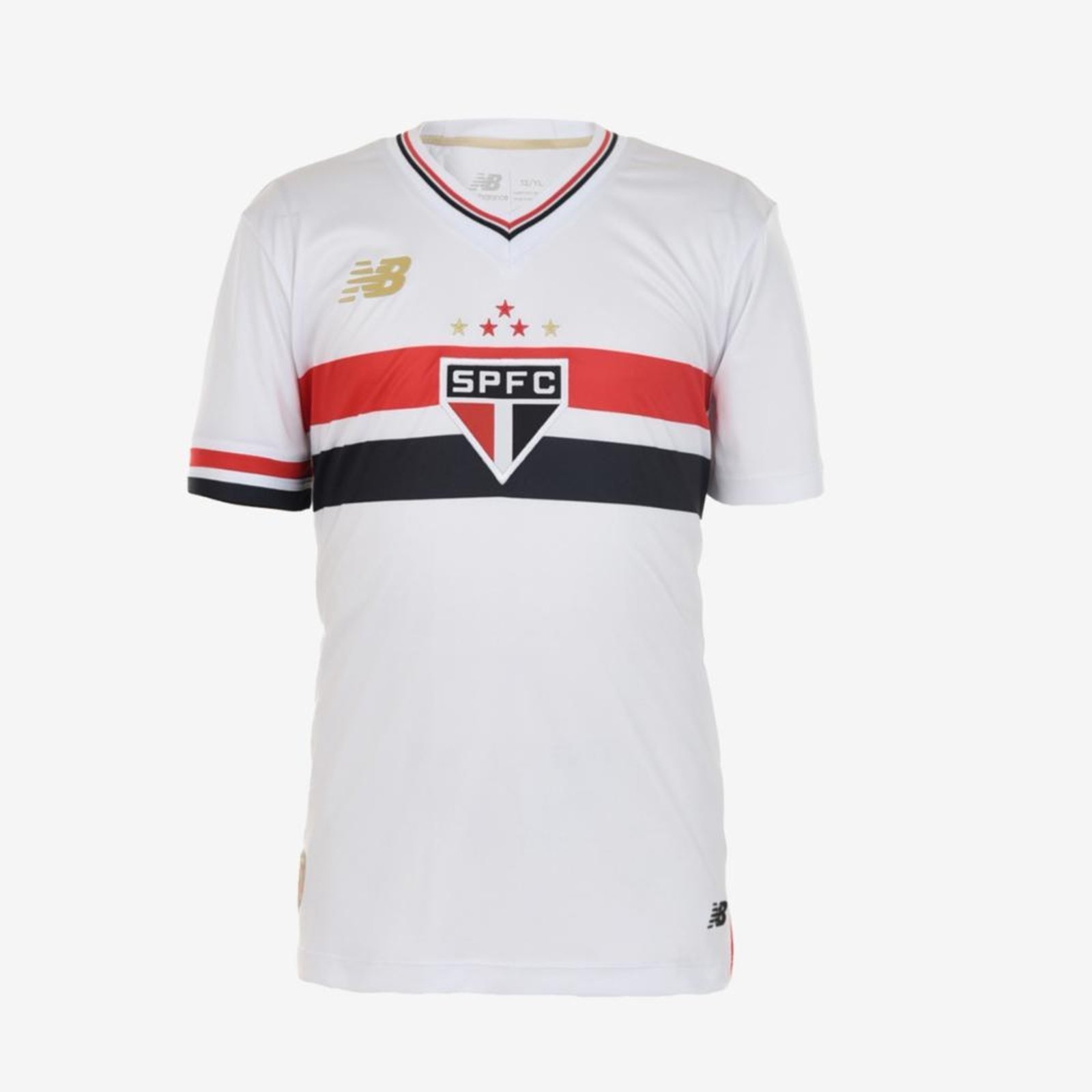 Vista 2 Camisa Torcedor Home Spfc 2025 C/P Juvenil incolor incolor