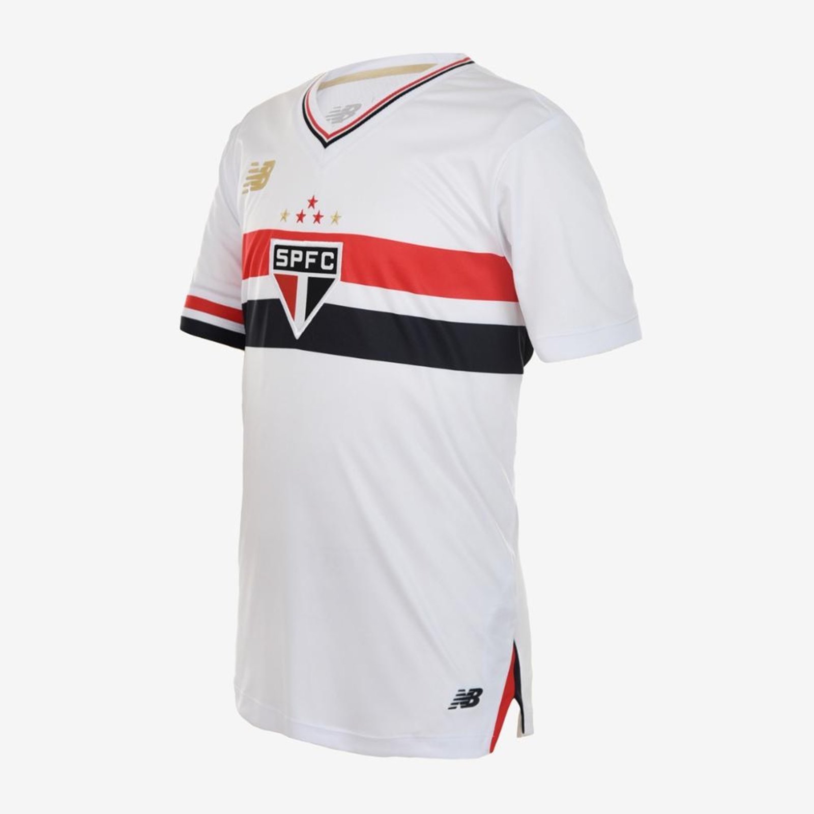 Vista 3 Camisa Torcedor Home Spfc 2025 C/P Juvenil incolor incolor