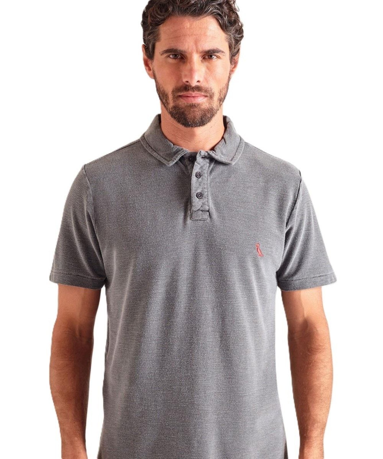 Polo Cont Piquet Flame Mc Reserva