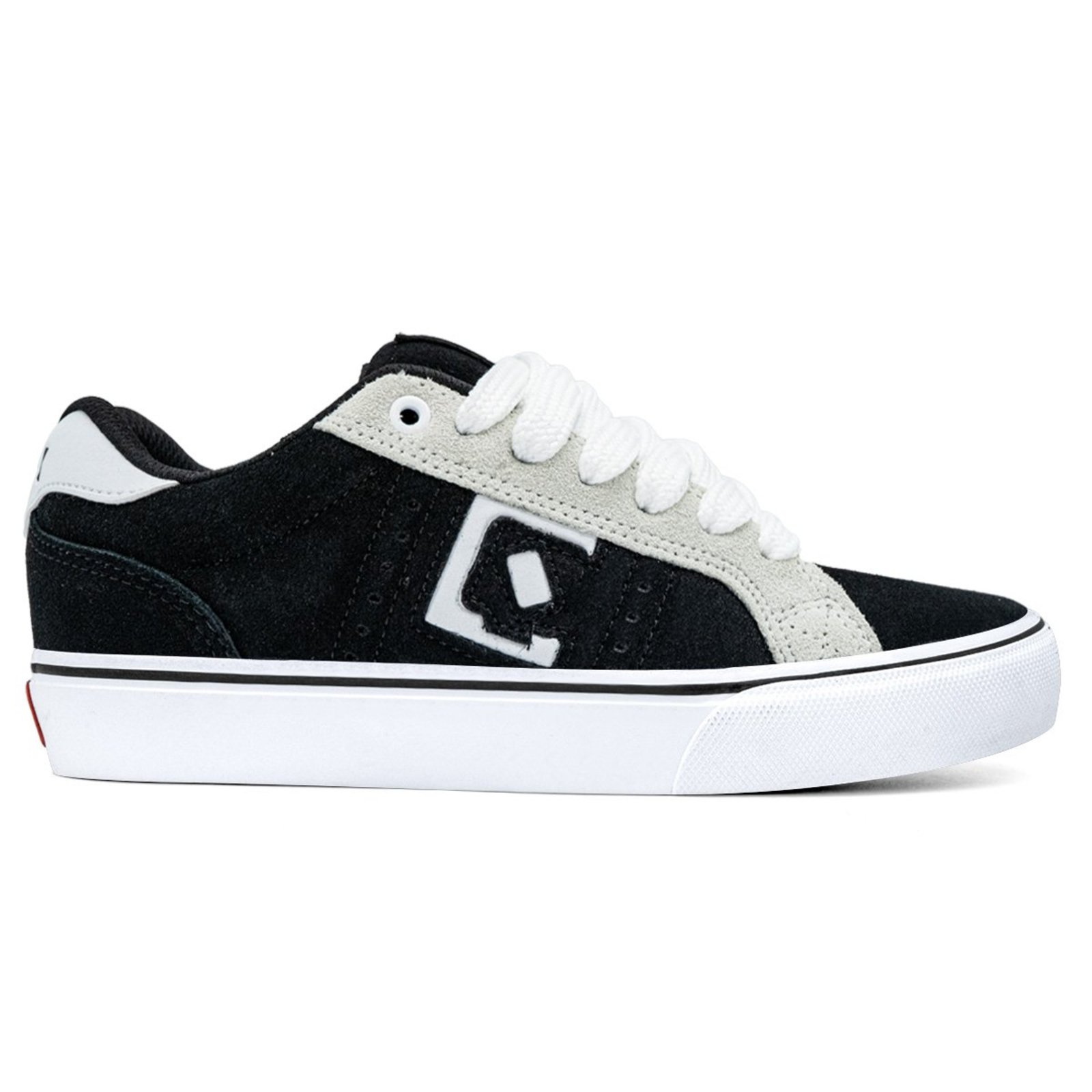Tênis Qix Combat Suede Vulk Unissex | Preto Branco