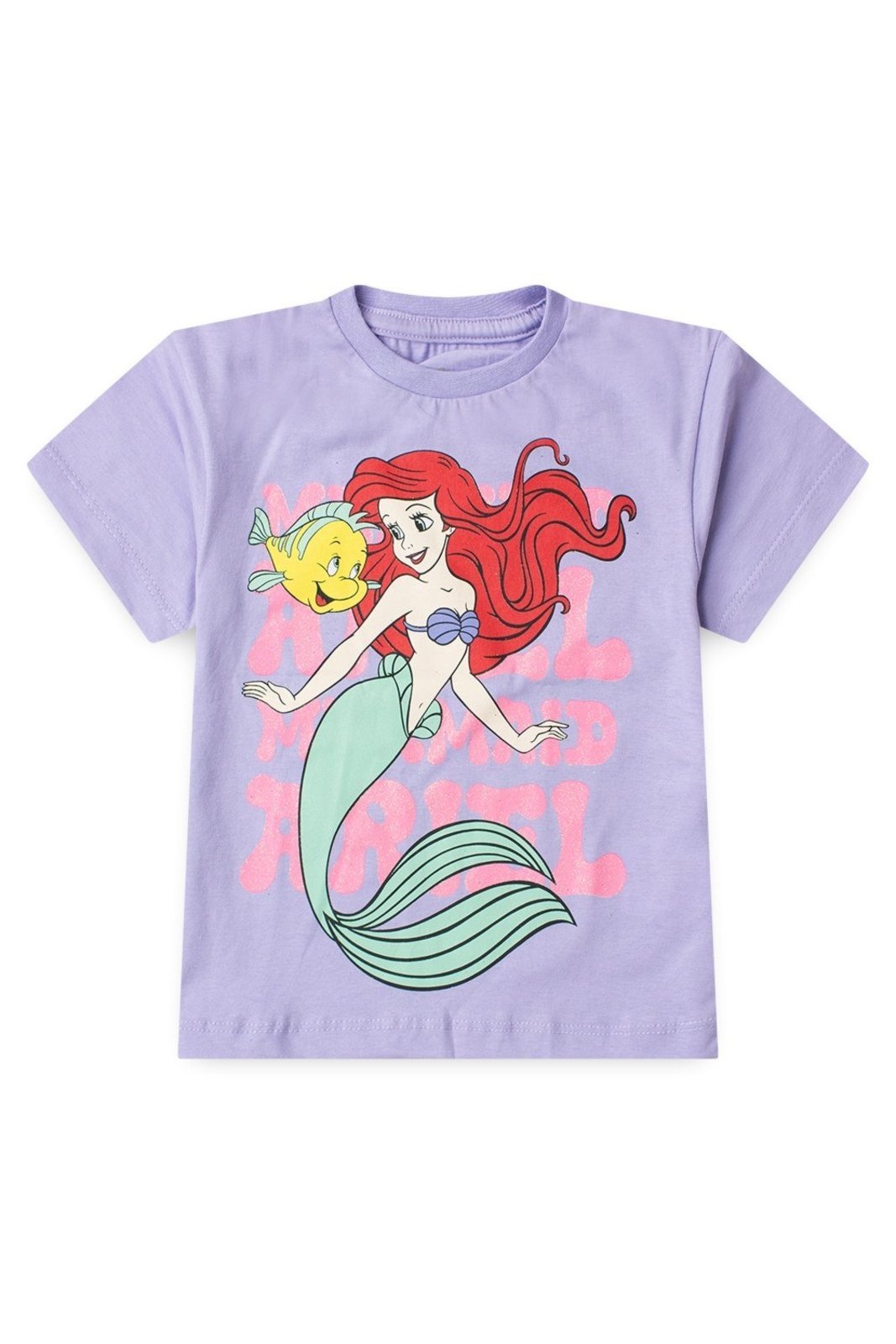 Vista 3 Infantil - Conjunto Disney Feminino Ariel - Lilas Disney lilás