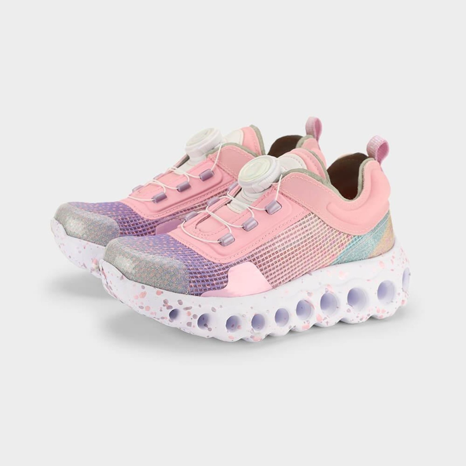 Vista 3 Infantil - Tênis Bibi Roller Sport com Branco 28 Calçados Bibi rosa Calçados Bibi rosa