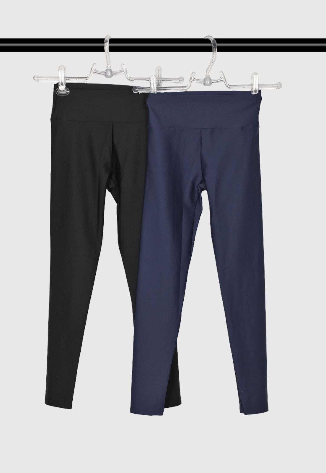 Kit 2 Calças Legging Femininas Colcci Sport Azul Marinho