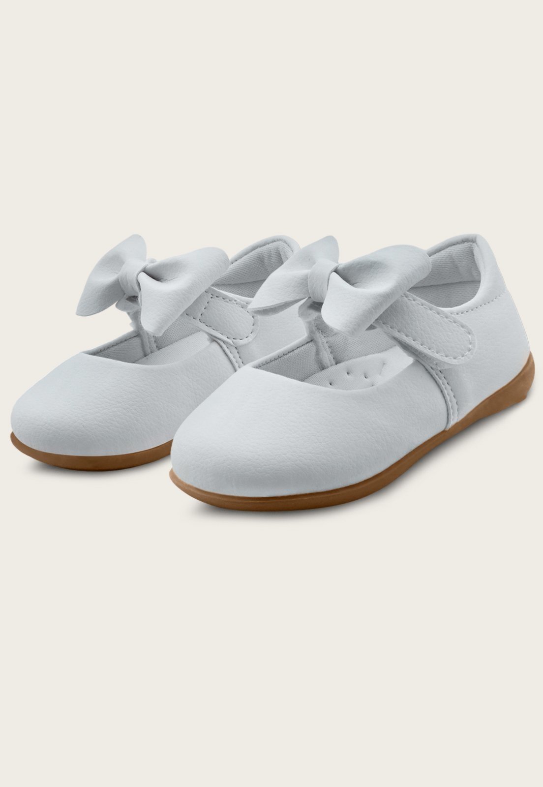 Infantil – Sapatilha Menina Boneca MzKid Laço Branca