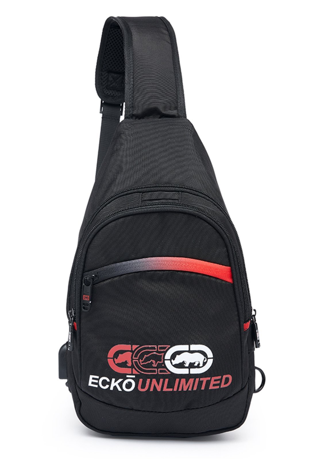 Mochila Bolsa Transversal Ecko Masculina Reforçada Espaçosa
