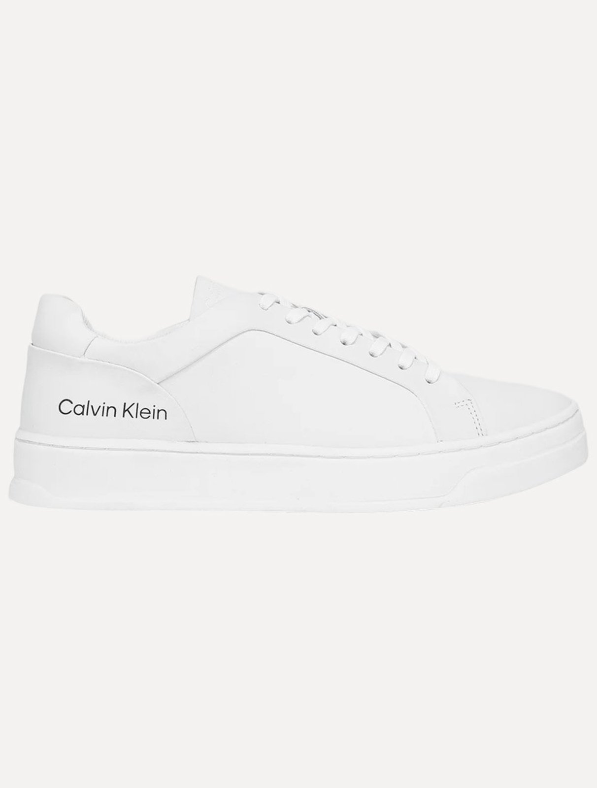 Tênis Calvin Klein Masculino Casual Confort Black Logo Branco