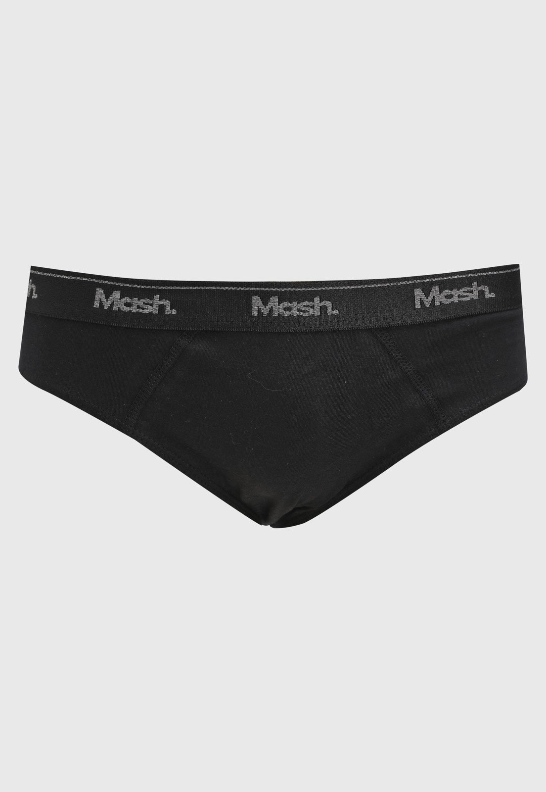 Vista 3 Kit com 3 Cuecas Slip Mash Algodão Preta Azul Marinho preto azul MASH preto azul