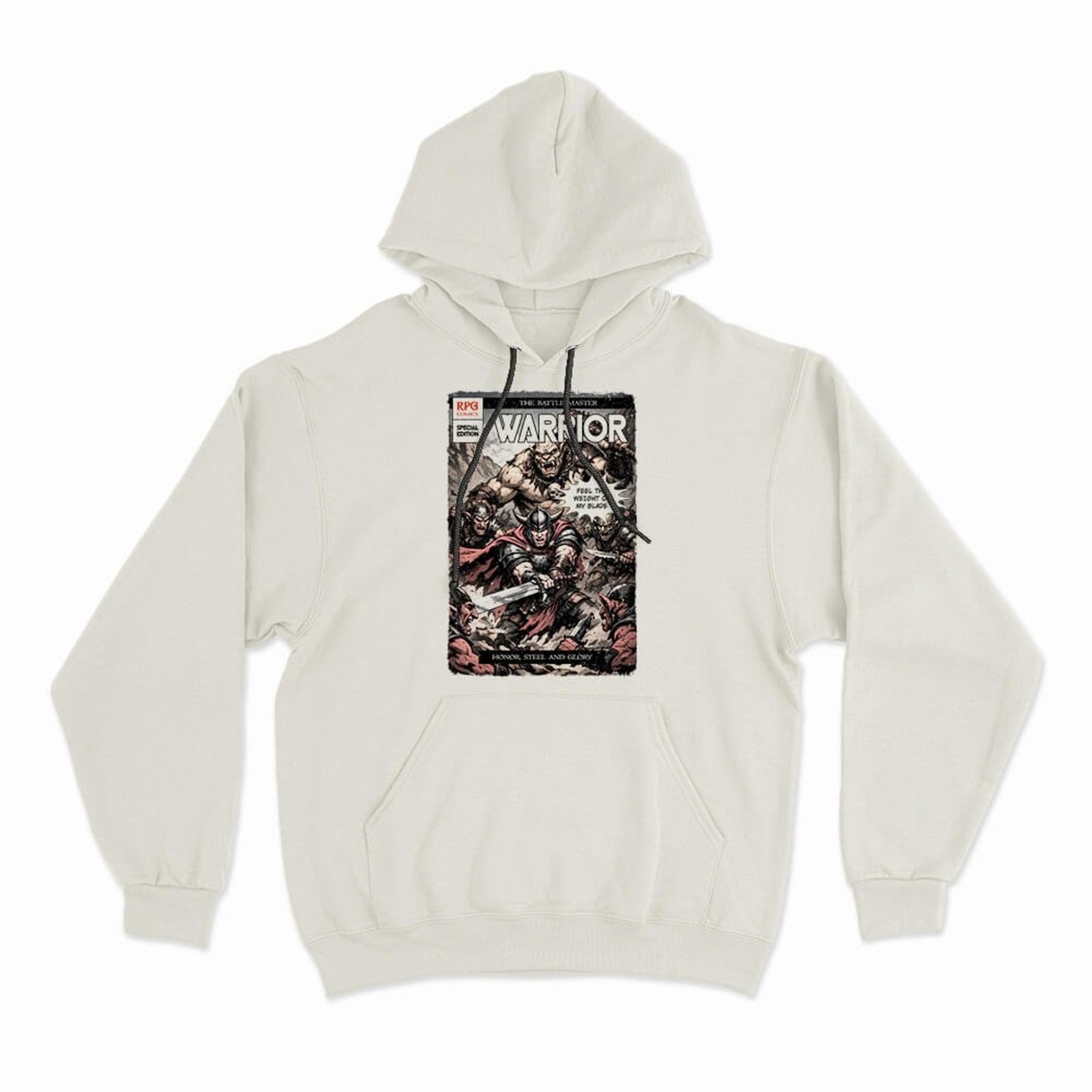 Moletom Com Capuz Warrior Comics - Off White