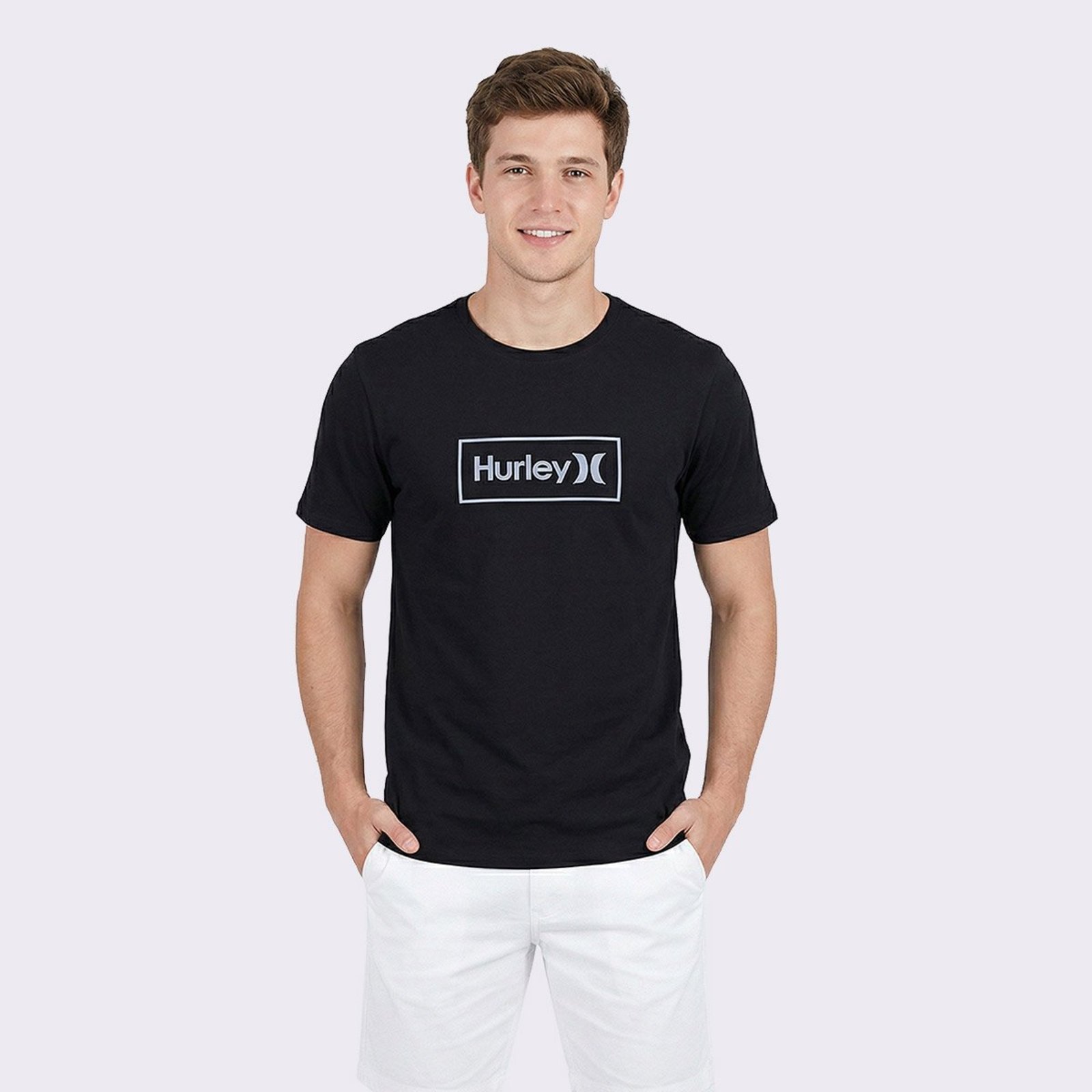 Camiseta Hurley Silk Box Relevo Preta