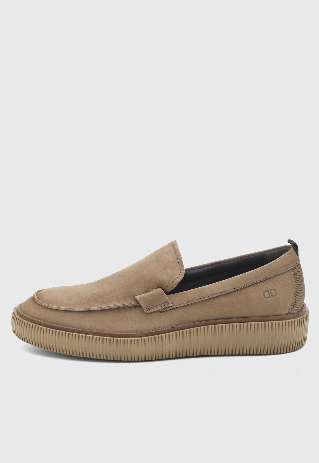 Sapato Casual Masculino Democrata Bege